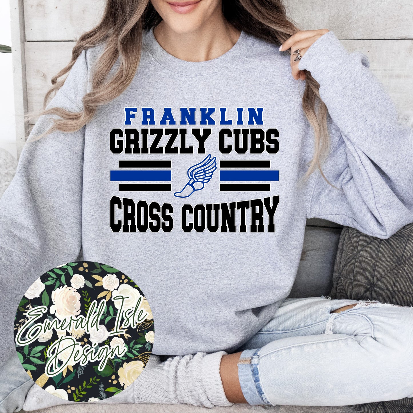 Franklin Grizzly Cubs Cross Country Design