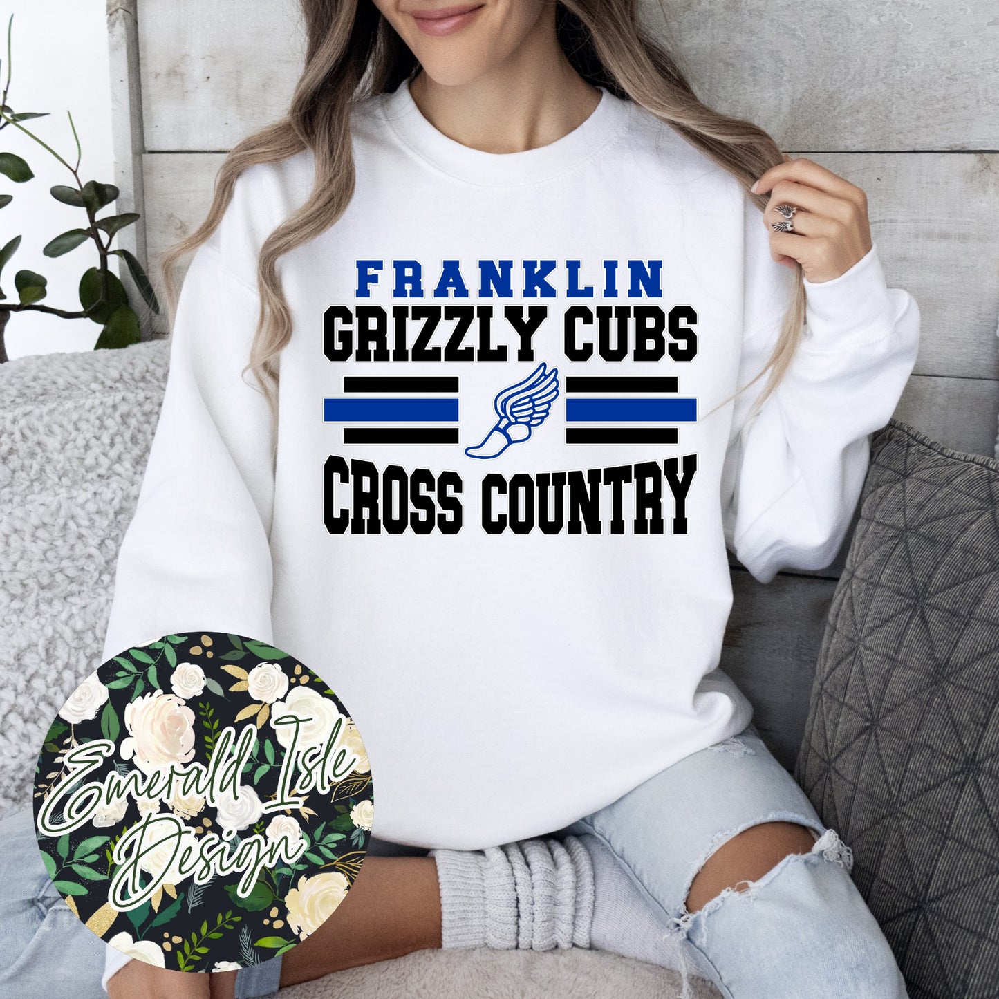 Franklin Grizzly Cubs Cross Country Design