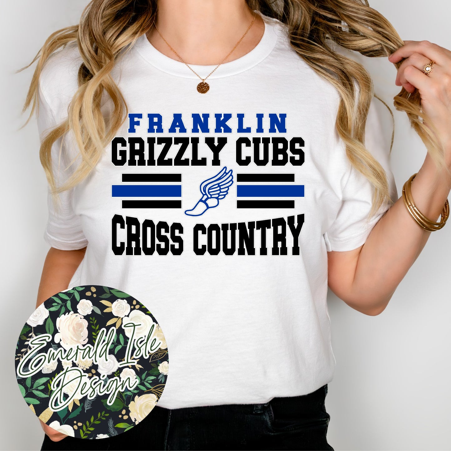 Franklin Grizzly Cubs Cross Country Design