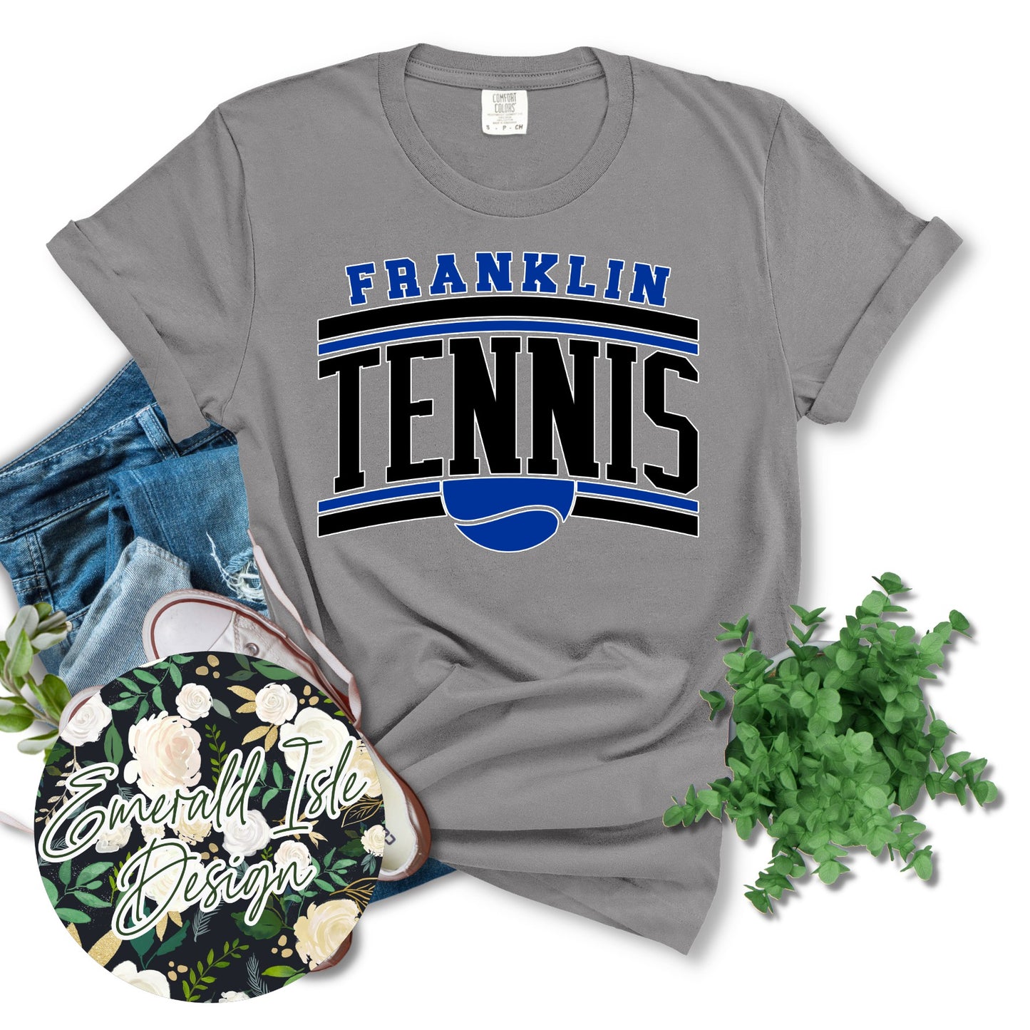 Franklin Grizzly Cubs Tennis Slant Design