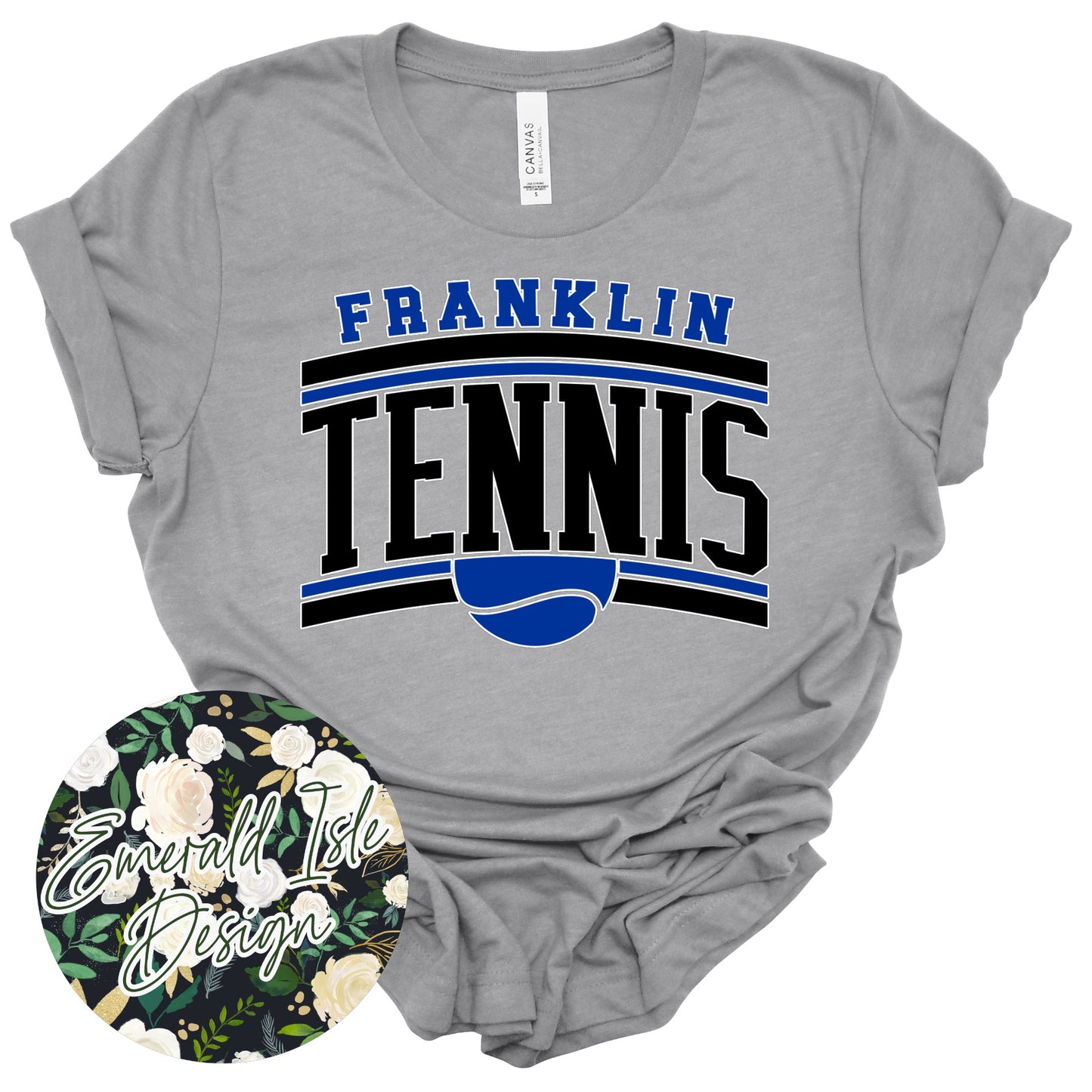 Franklin Grizzly Cubs Tennis Slant Design