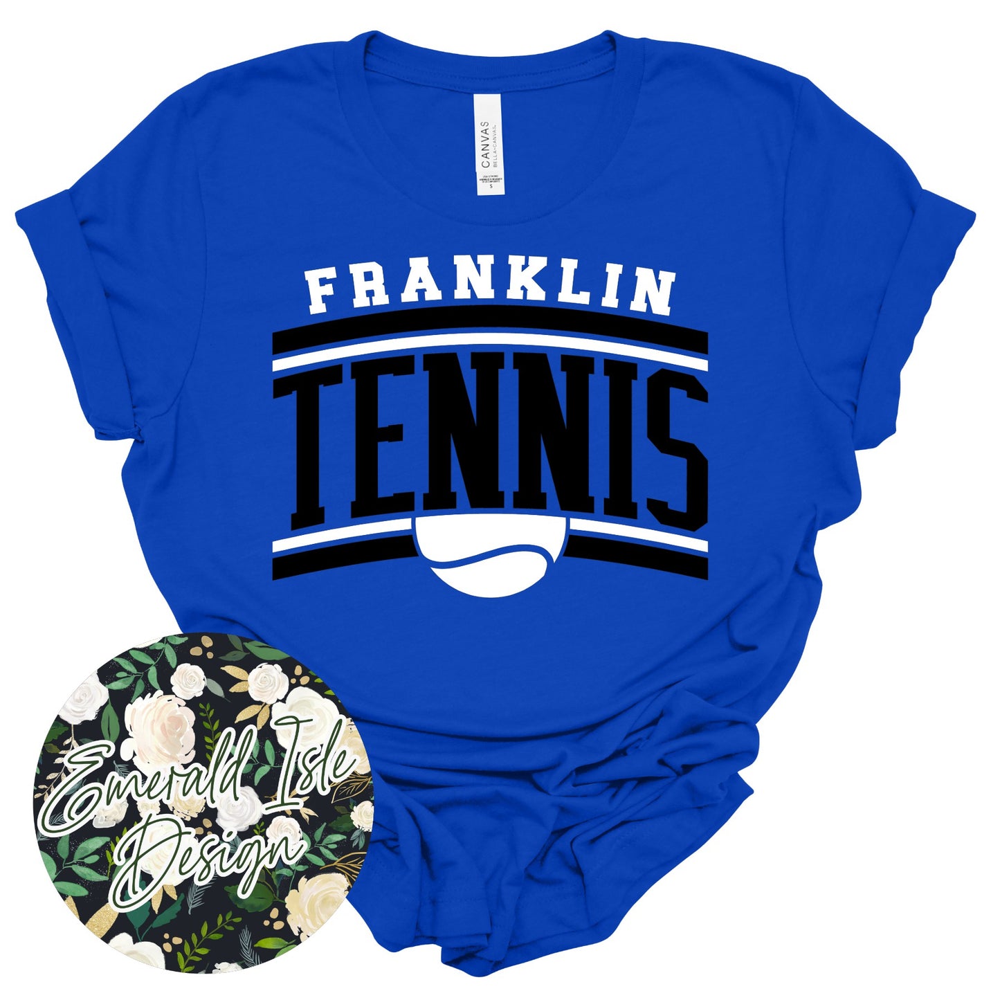 Franklin Grizzly Cubs Tennis Slant Design