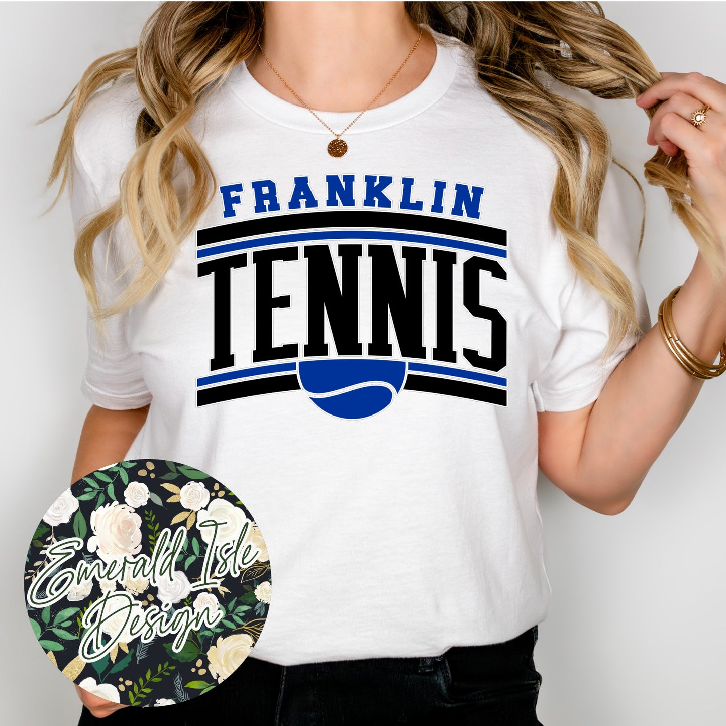 Franklin Grizzly Cubs Tennis Slant Design