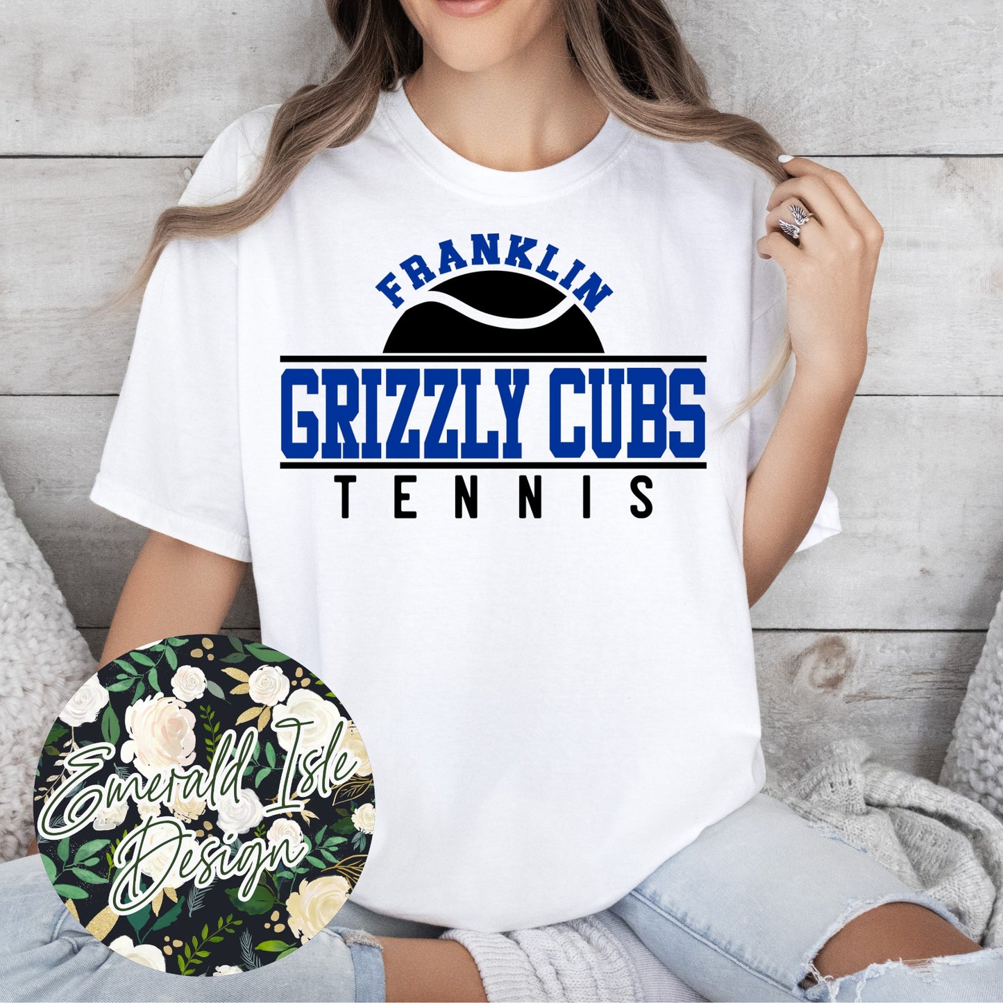 Franklin Grizzly Cubs Tennis Design