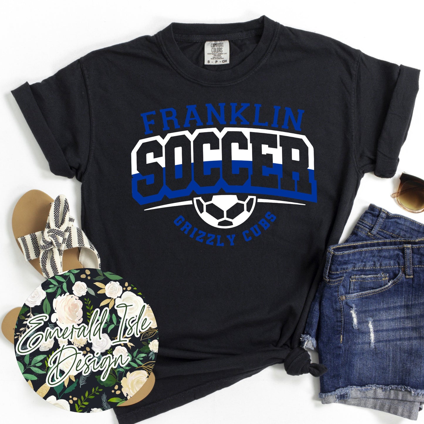 Franklin Grizzly Cubs Soccer Offset Design