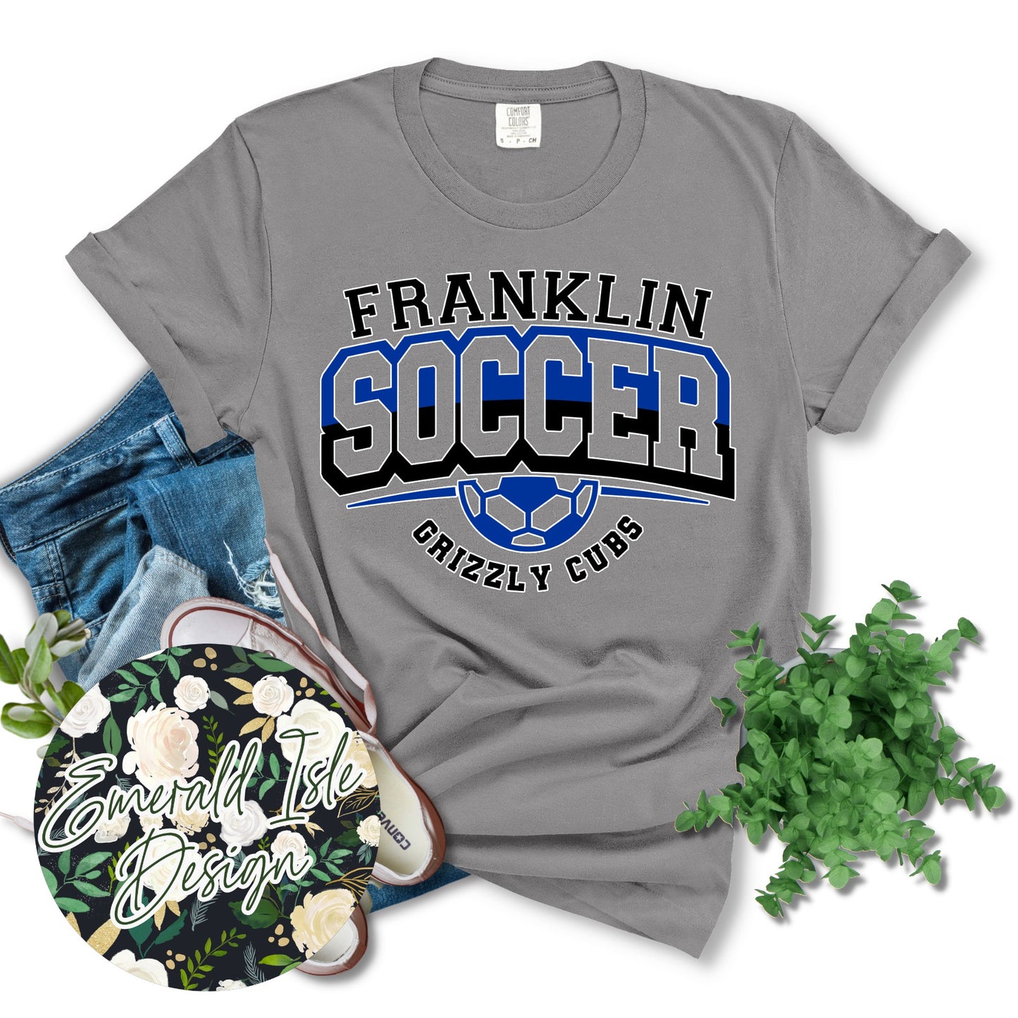 Franklin Grizzly Cubs Soccer Offset Design