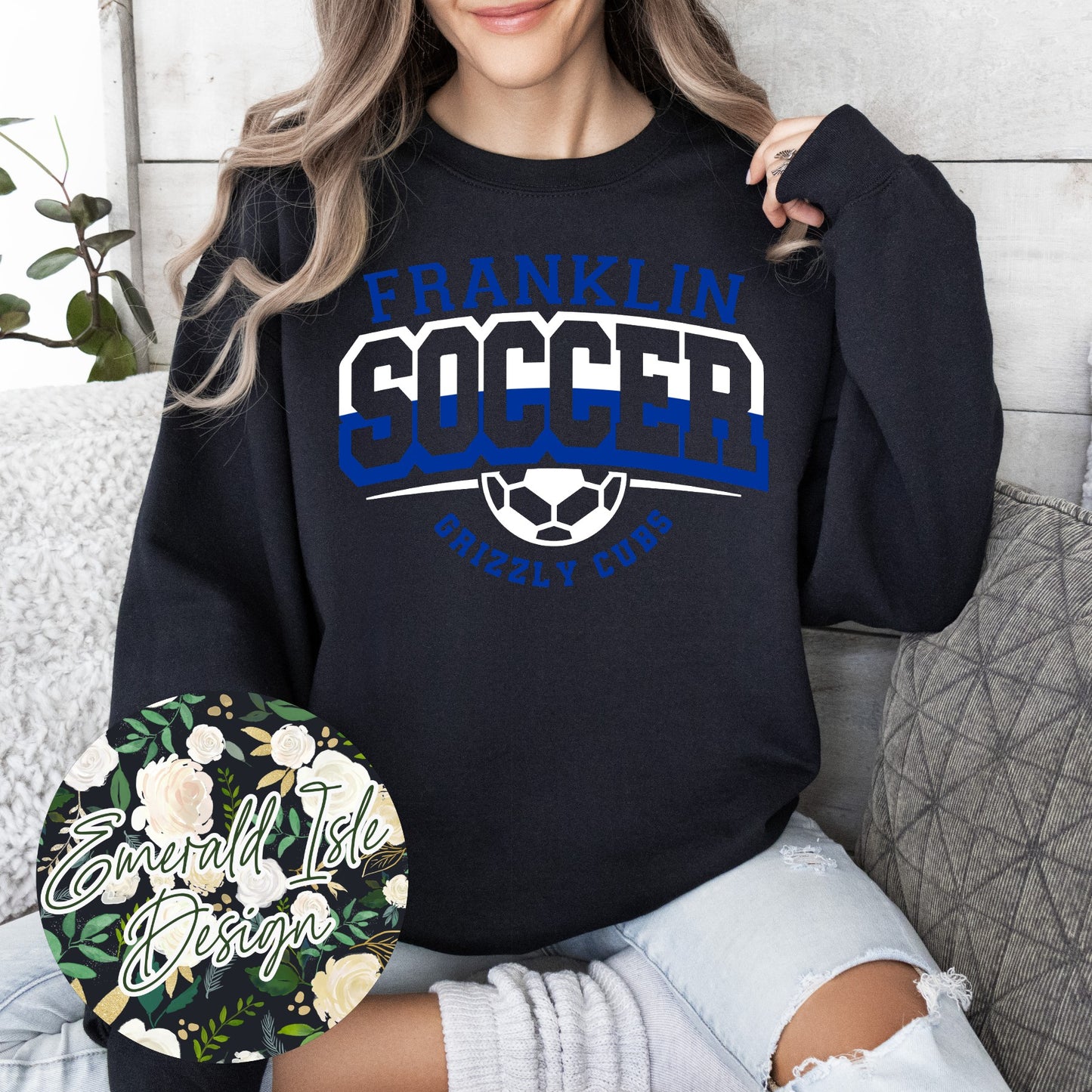 Franklin Grizzly Cubs Soccer Offset Design