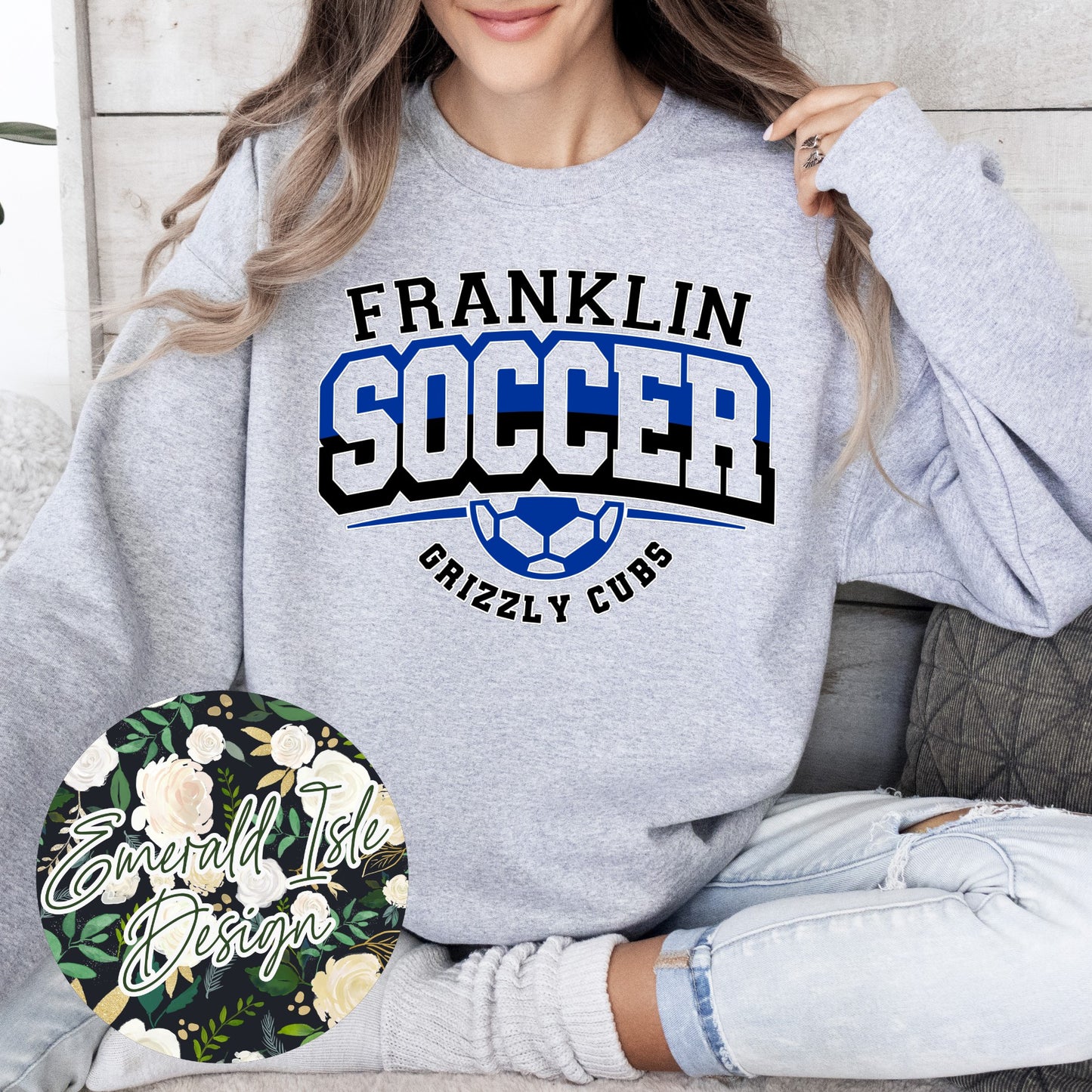 Franklin Grizzly Cubs Soccer Offset Design