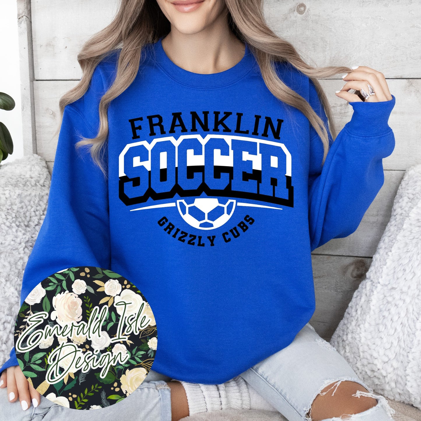 Franklin Grizzly Cubs Soccer Offset Design