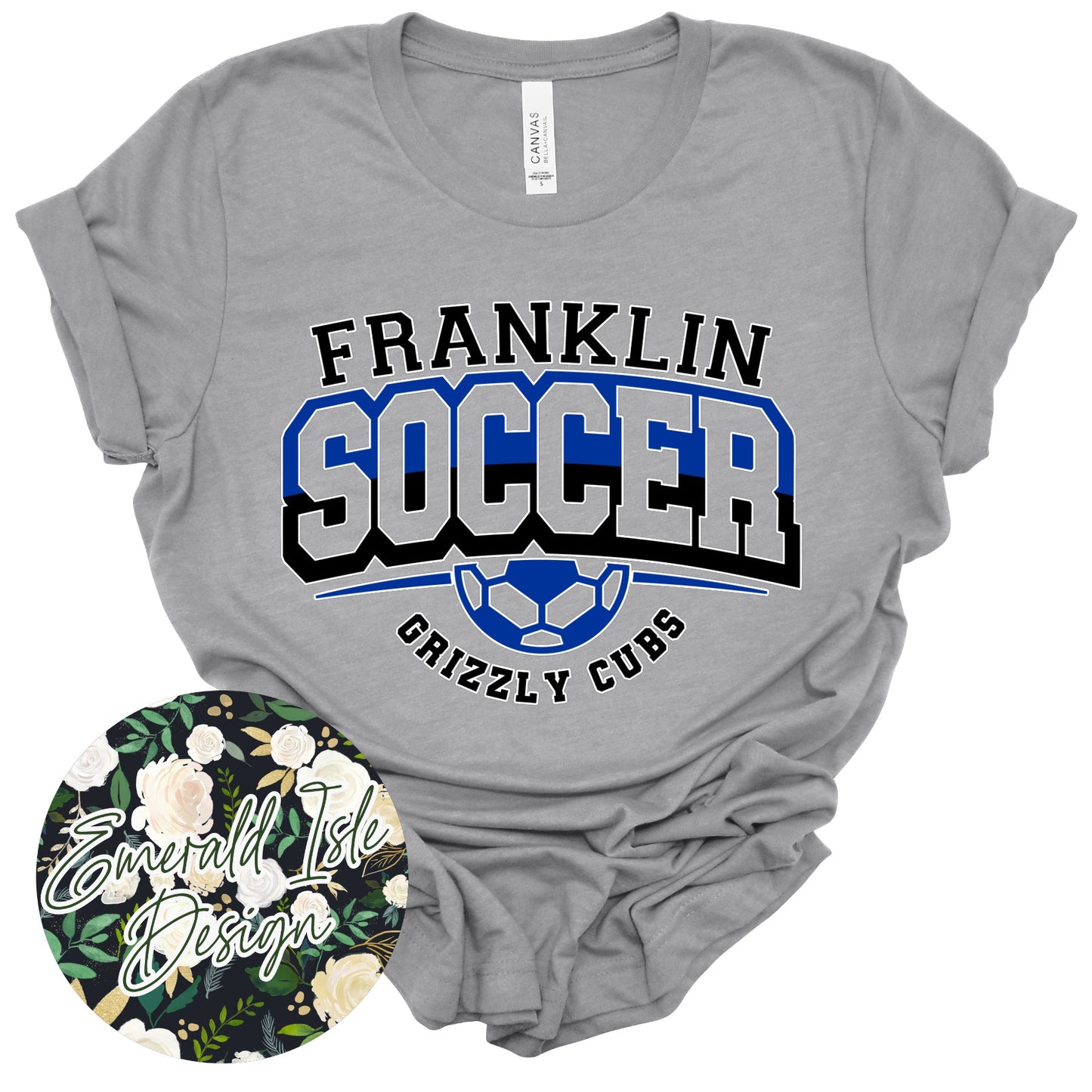 Franklin Grizzly Cubs Soccer Offset Design