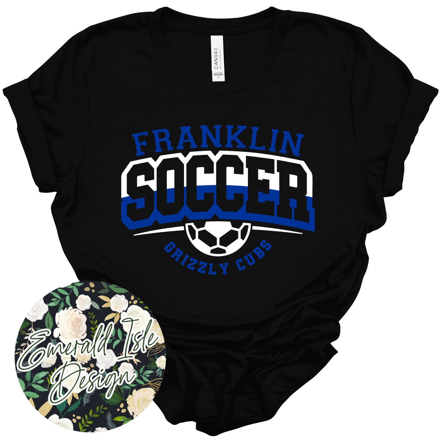 Franklin Grizzly Cubs Soccer Offset Design