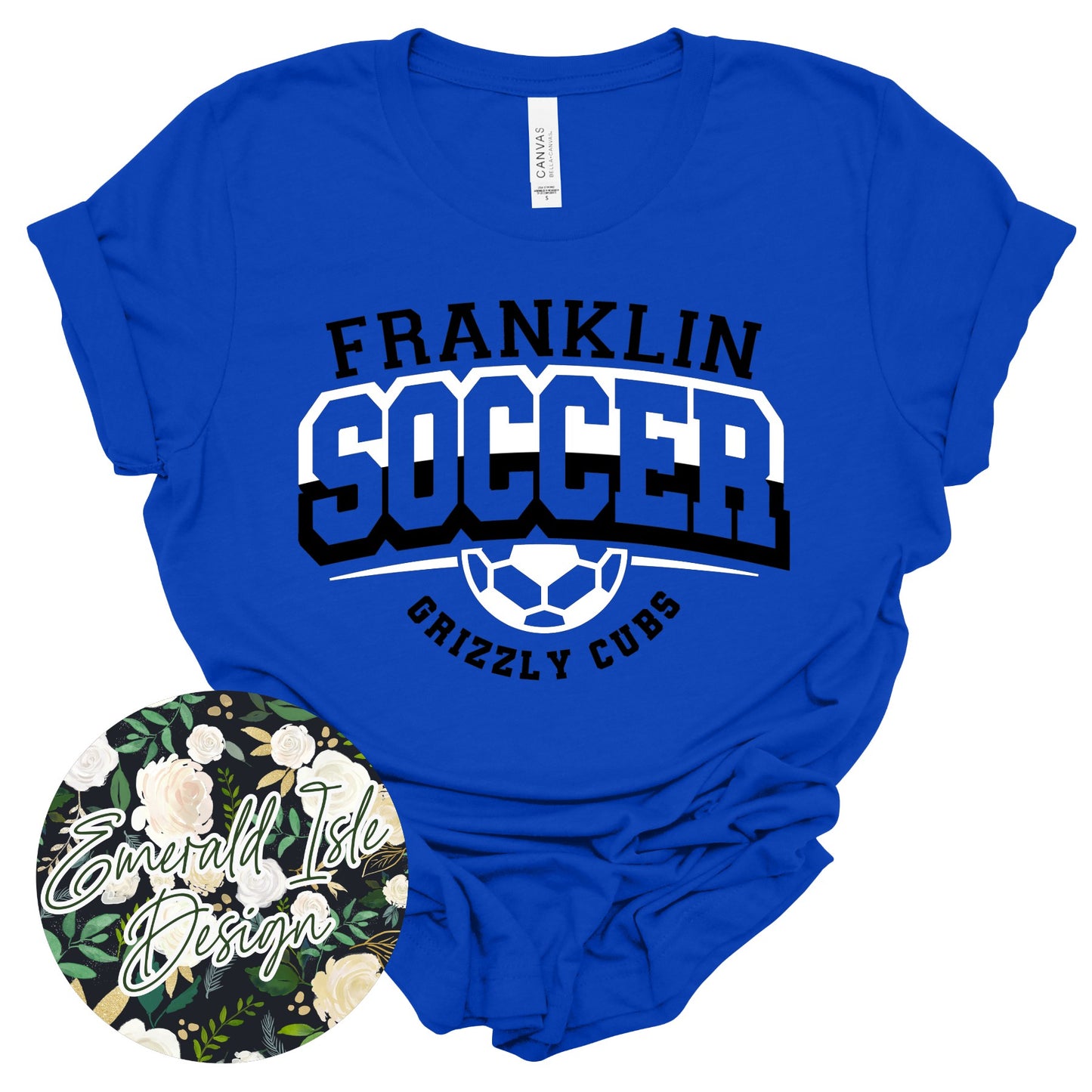 Franklin Grizzly Cubs Soccer Offset Design