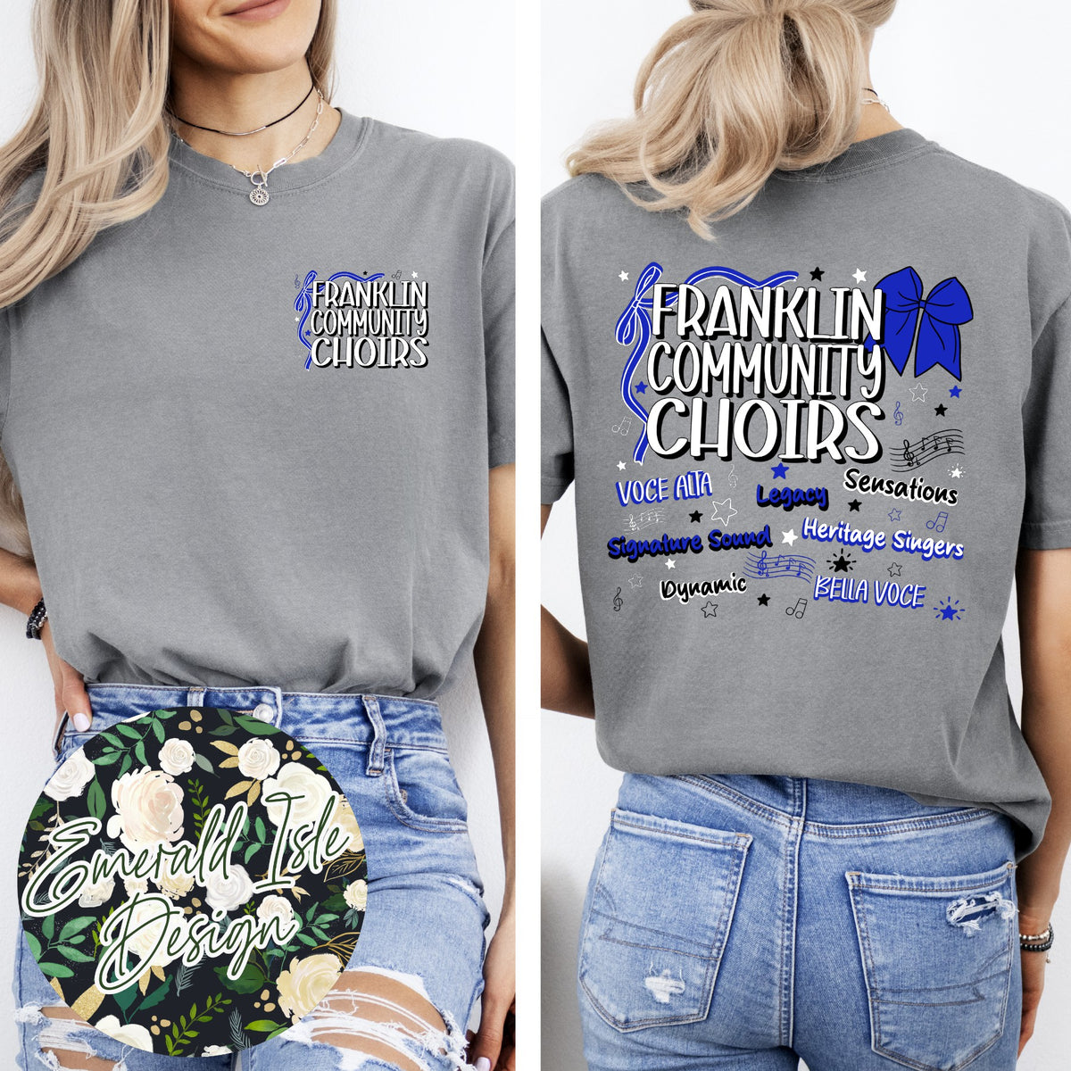 Franklin Community Choirs Doodles Design