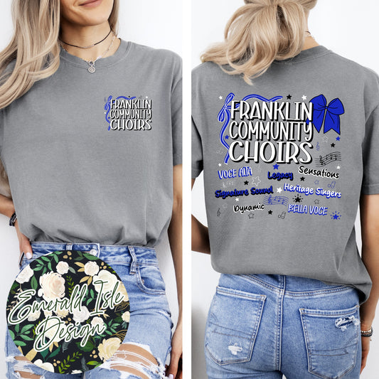 Franklin Community Choirs Doodles Design