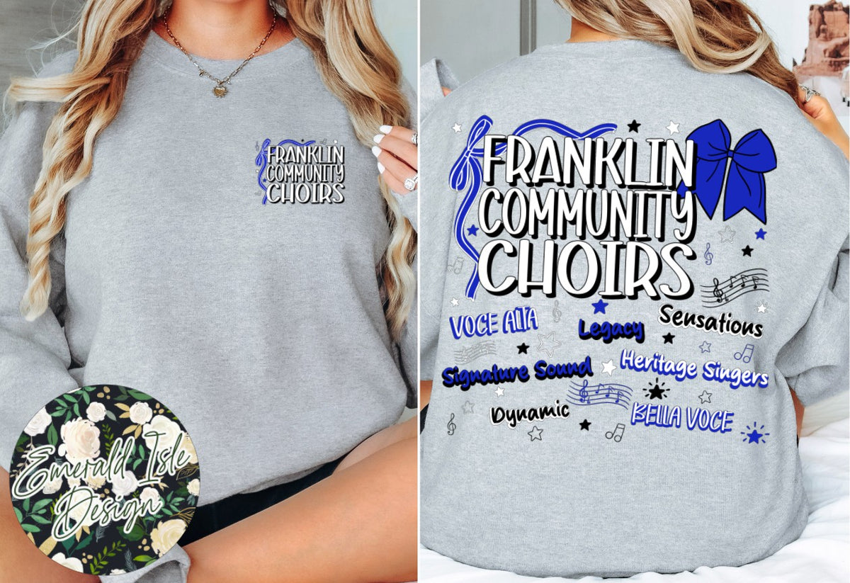 Franklin Community Choirs Doodles Design