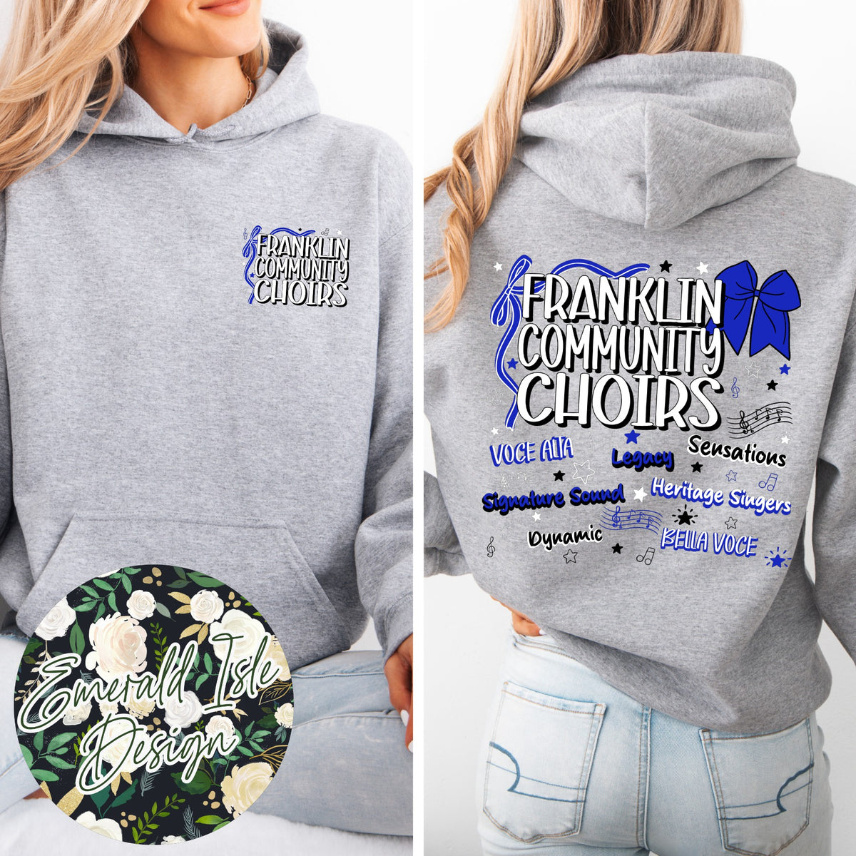 Franklin Community Choirs Doodles Design