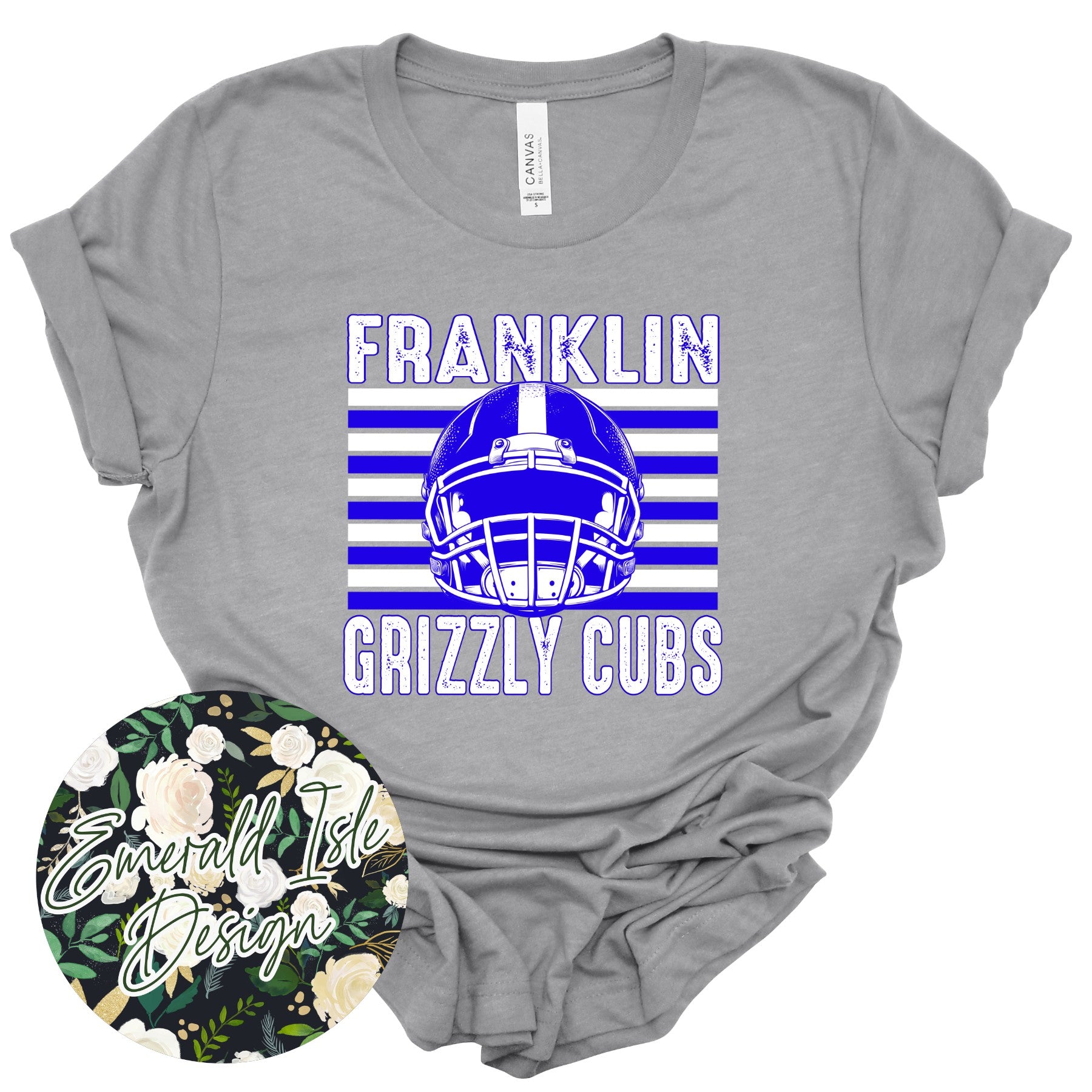 Franklin Football Helmet Design – Emerald Isle Design