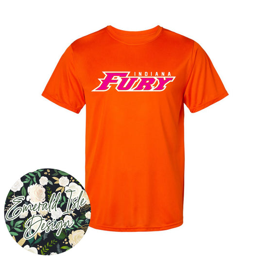 Indiana Fury Logo on Augusta Performance Sportswear
