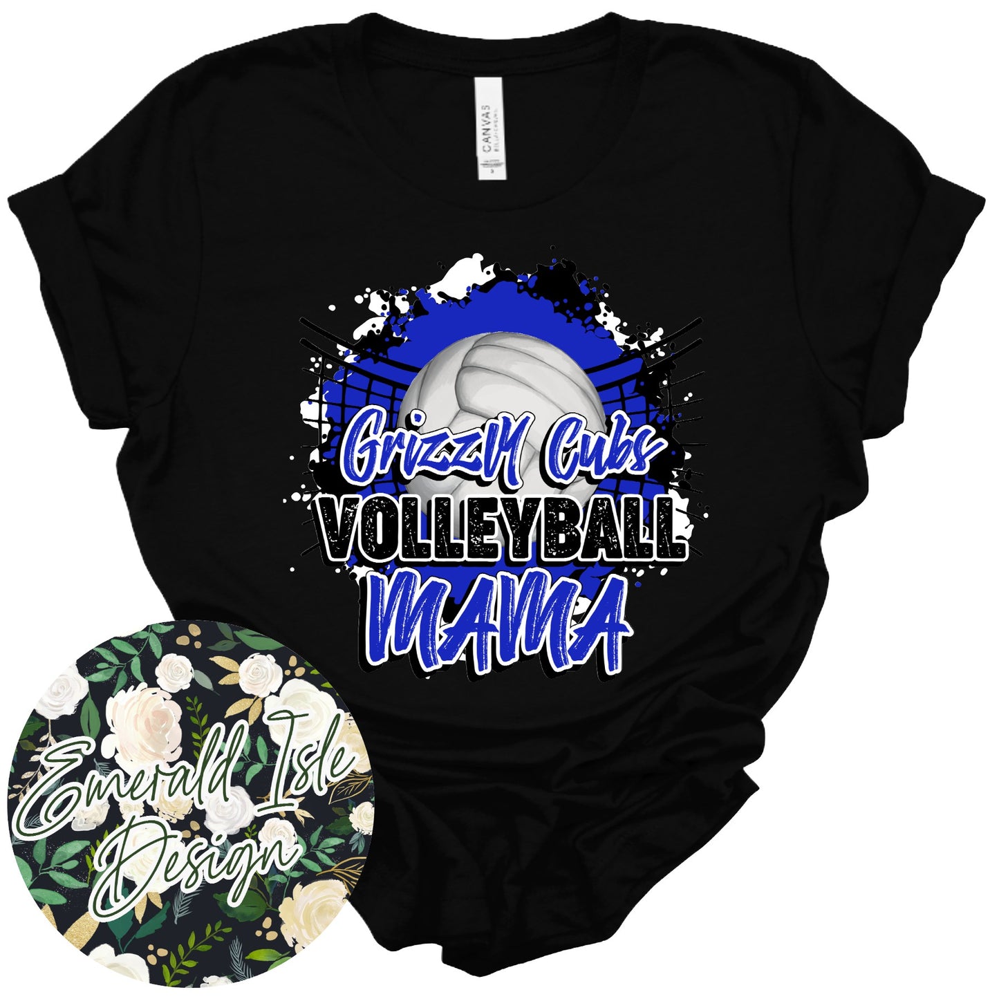 Grizzly Cubs Volleyball Mama Design
