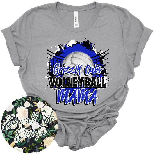 Grizzly Cubs Volleyball Mama Design