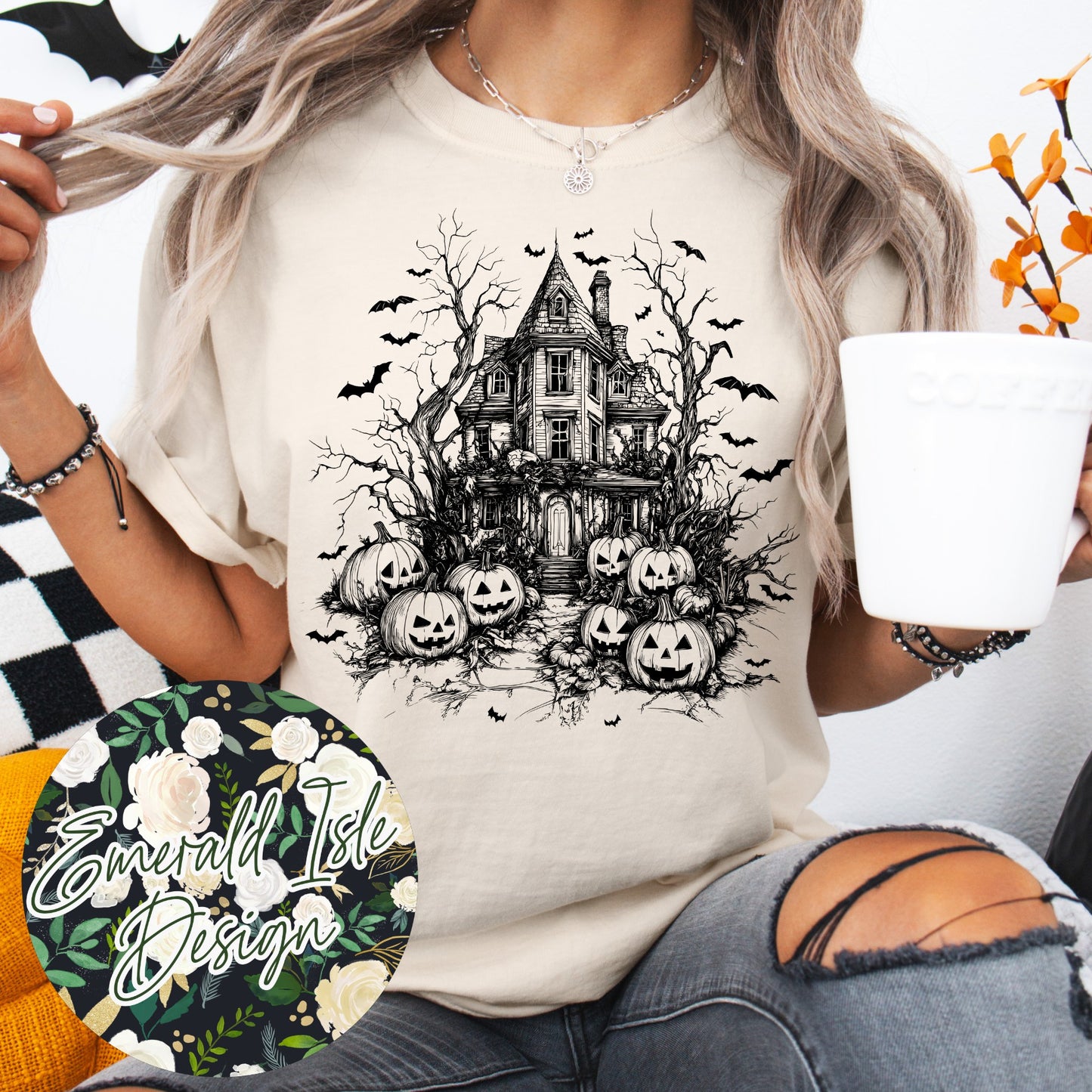 Vintage Haunted House Design