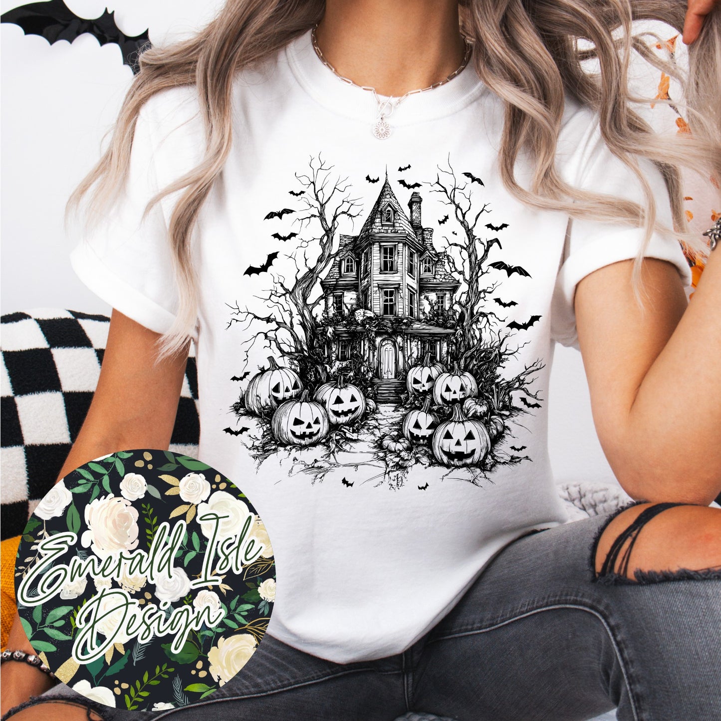 Vintage Haunted House Design