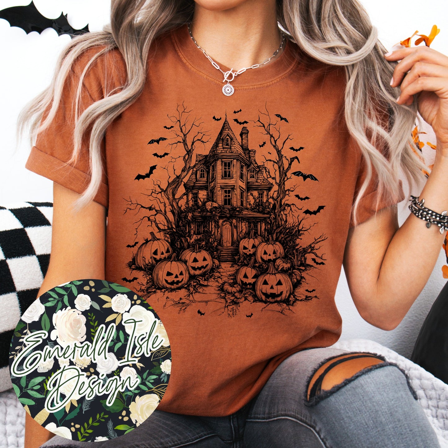 Vintage Haunted House Design