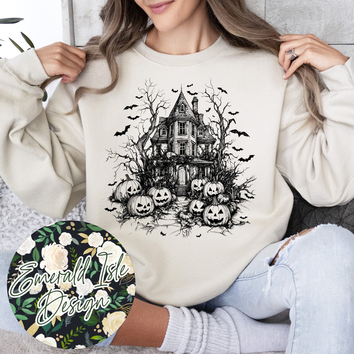 Vintage Haunted House Design