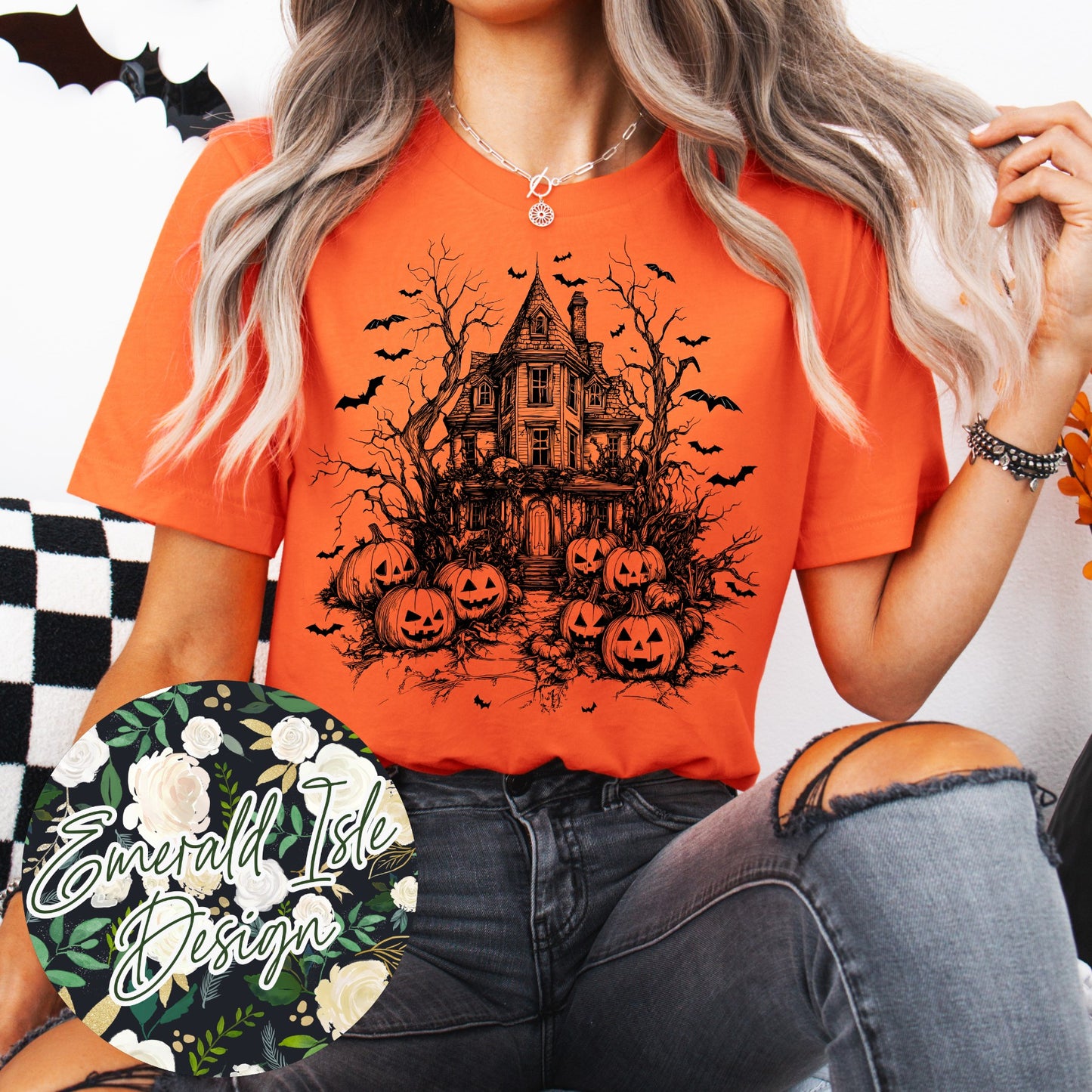Vintage Haunted House Design