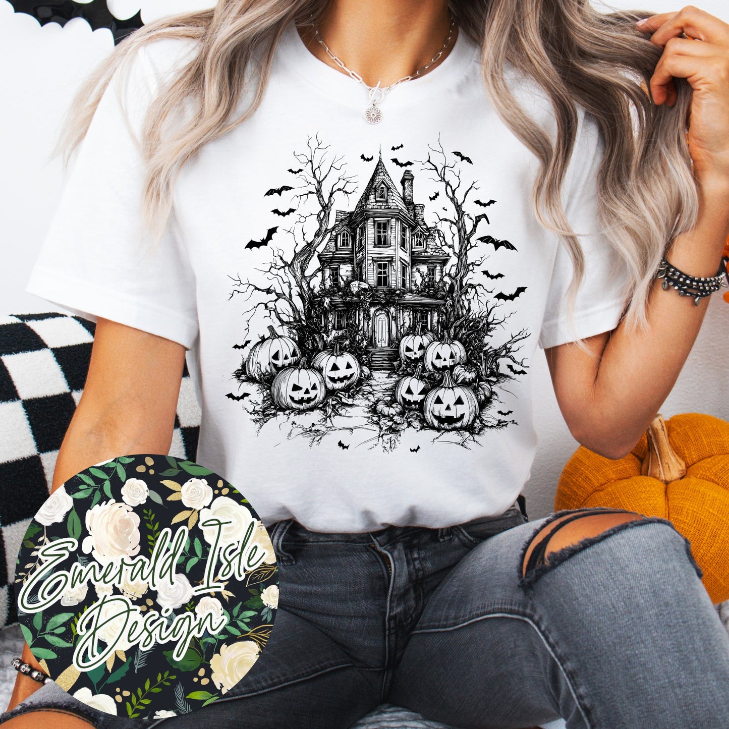 Vintage Haunted House Design