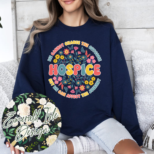 Floral Hospice Nurse Design