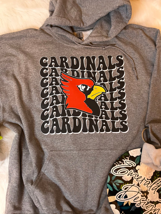Cardinals Groovy Repeat Design