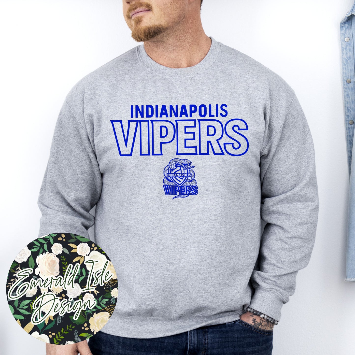 Indianapolis Vipers Simple Design