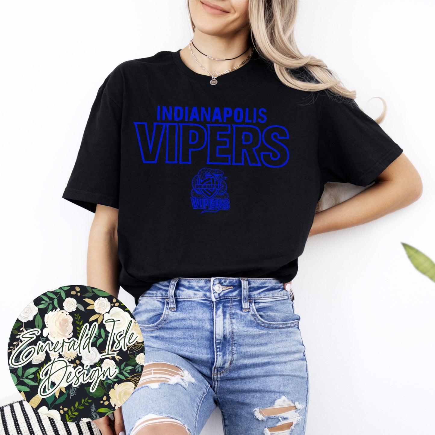 Indianapolis Vipers Simple Design