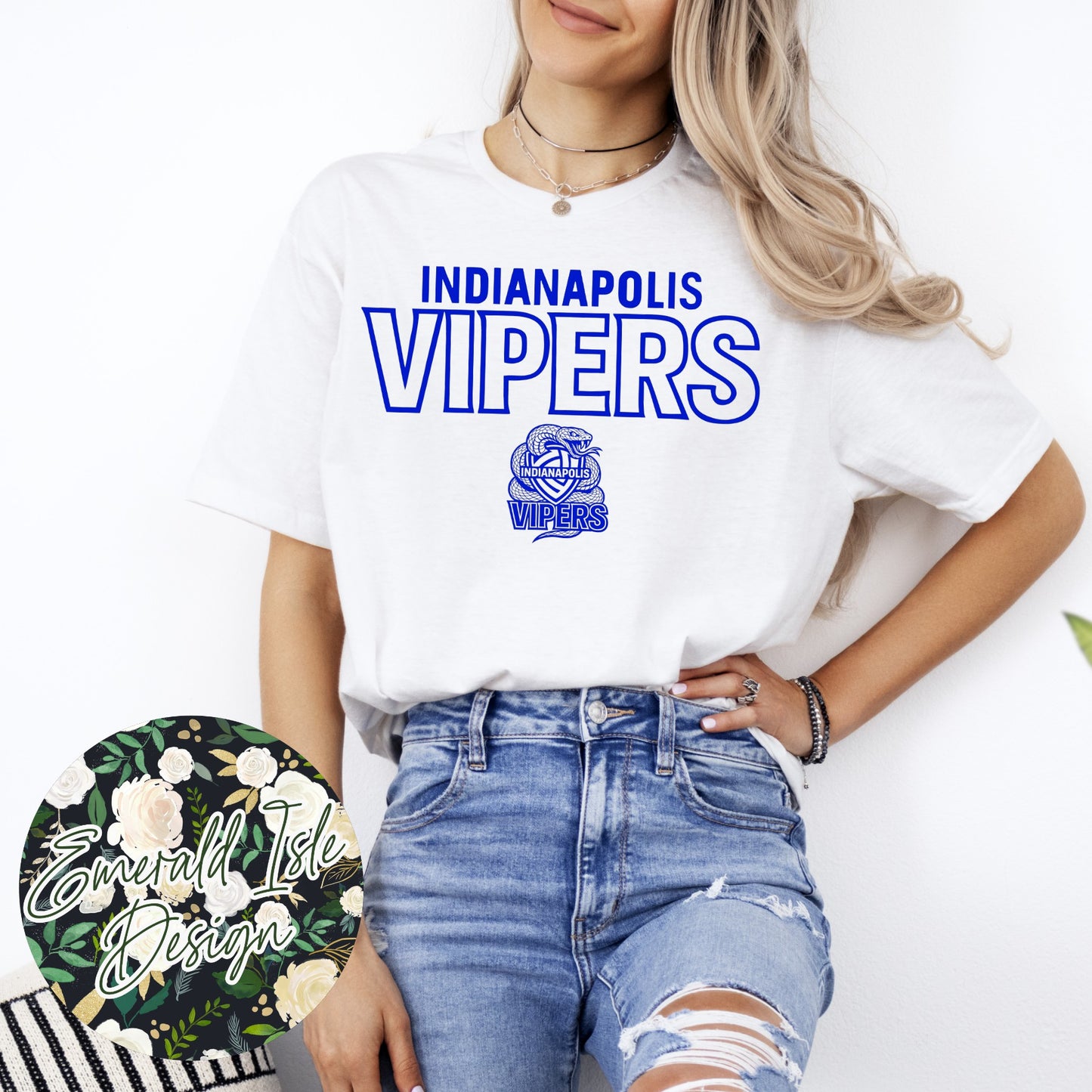 Indianapolis Vipers Simple Design