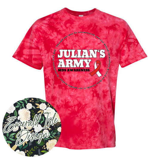 Julian's Army Tie Dye T-Shirt