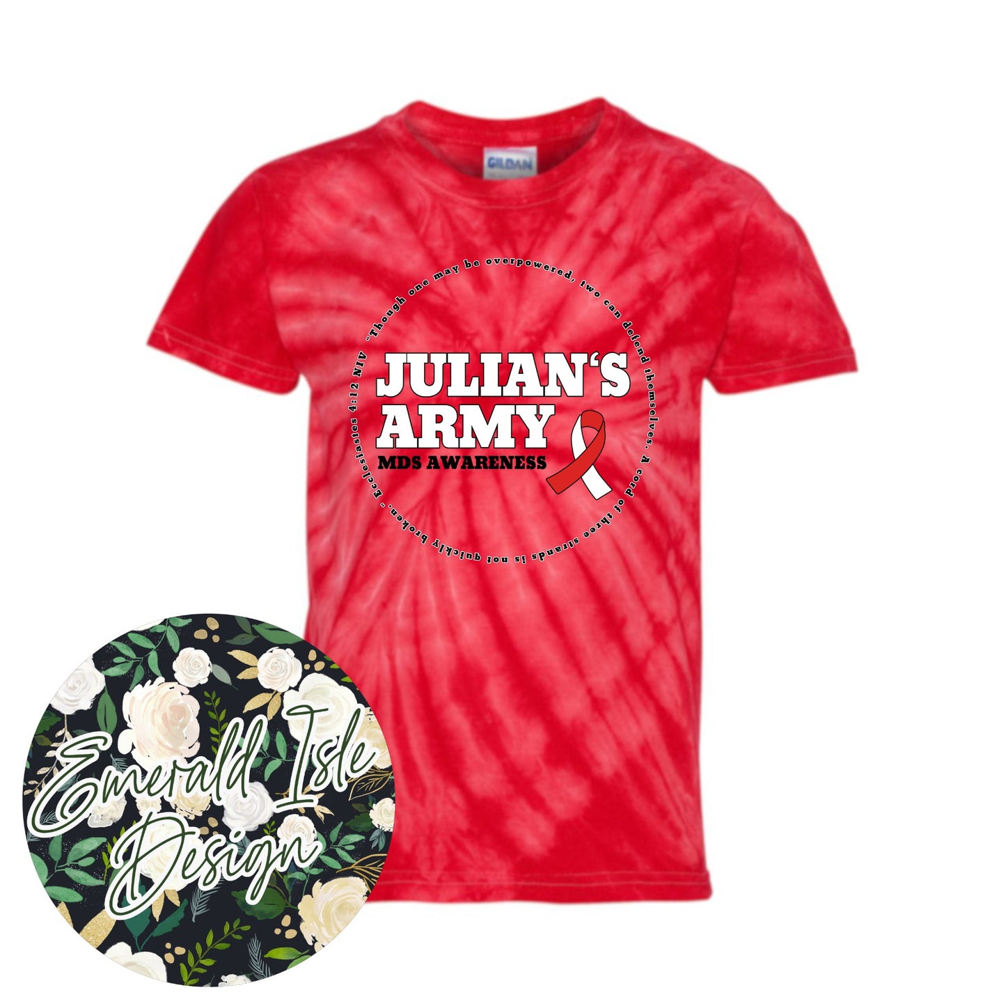 Julian's Army Tie Dye T-Shirt