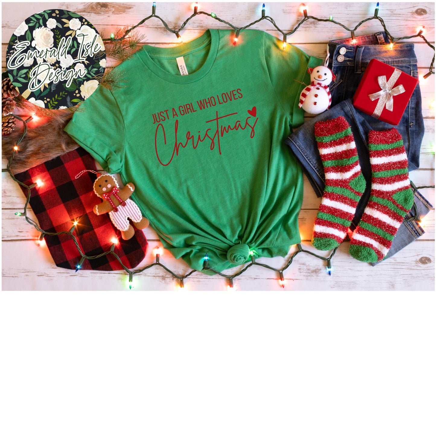 SALE** Just a Girl Who Loves Christmas Design