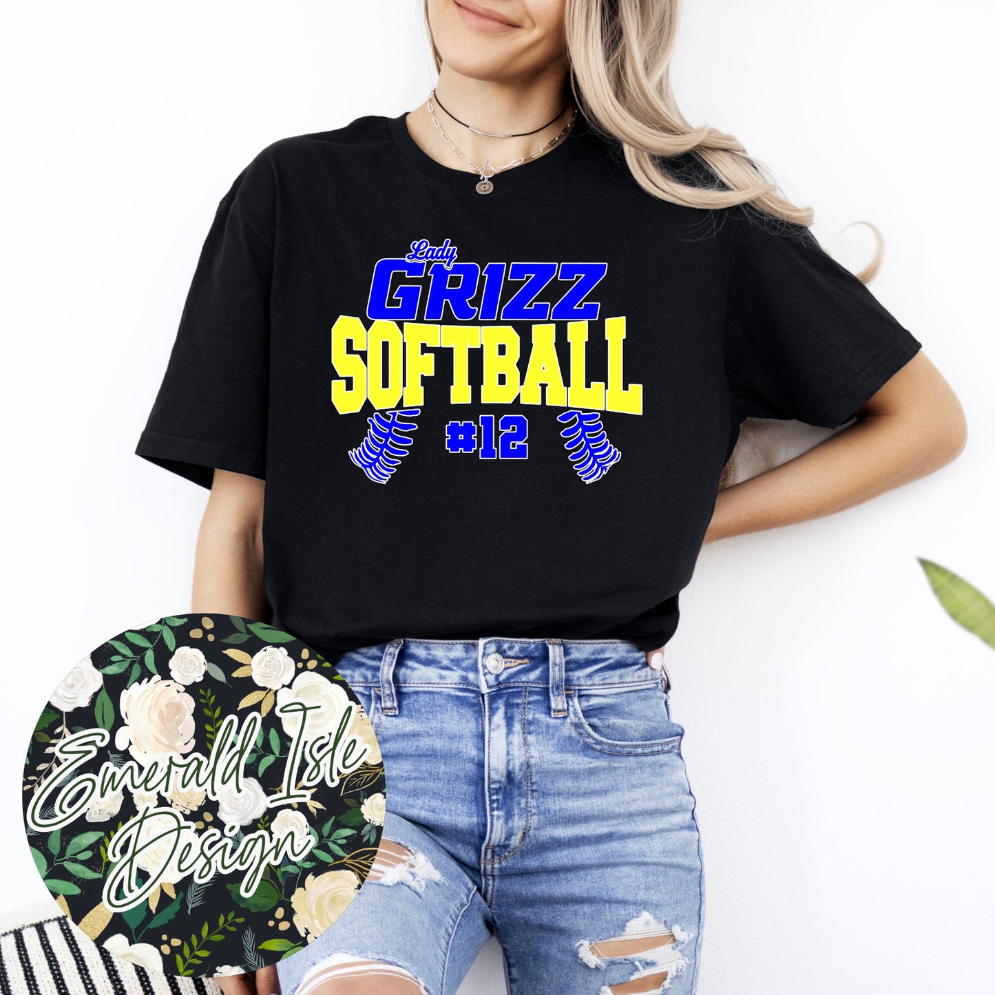 Lady Grizz Custom Number Design
