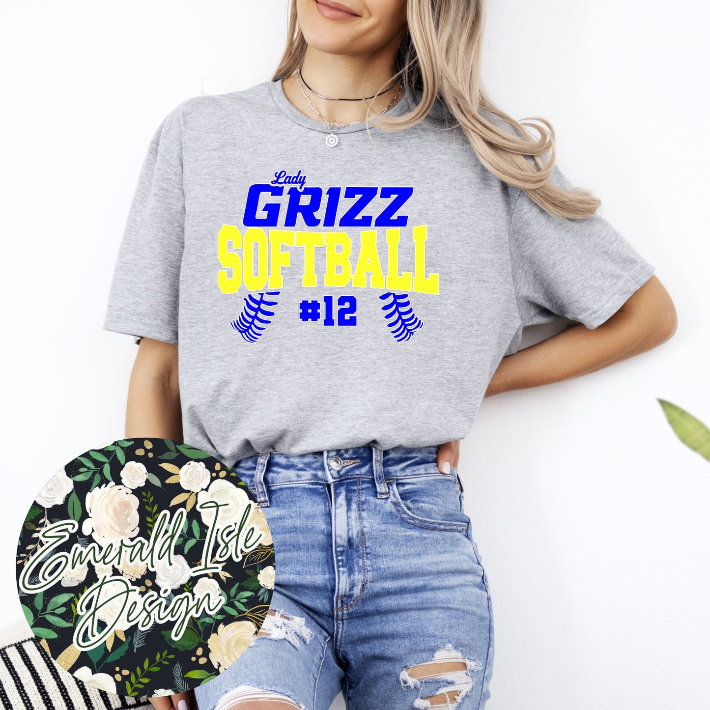 Lady Grizz Custom Number Design