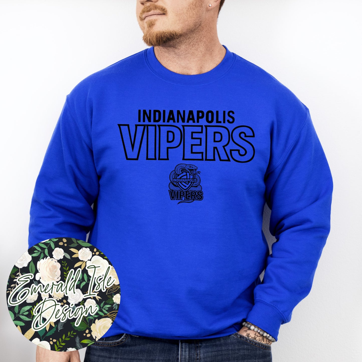 Indianapolis Vipers Simple Design