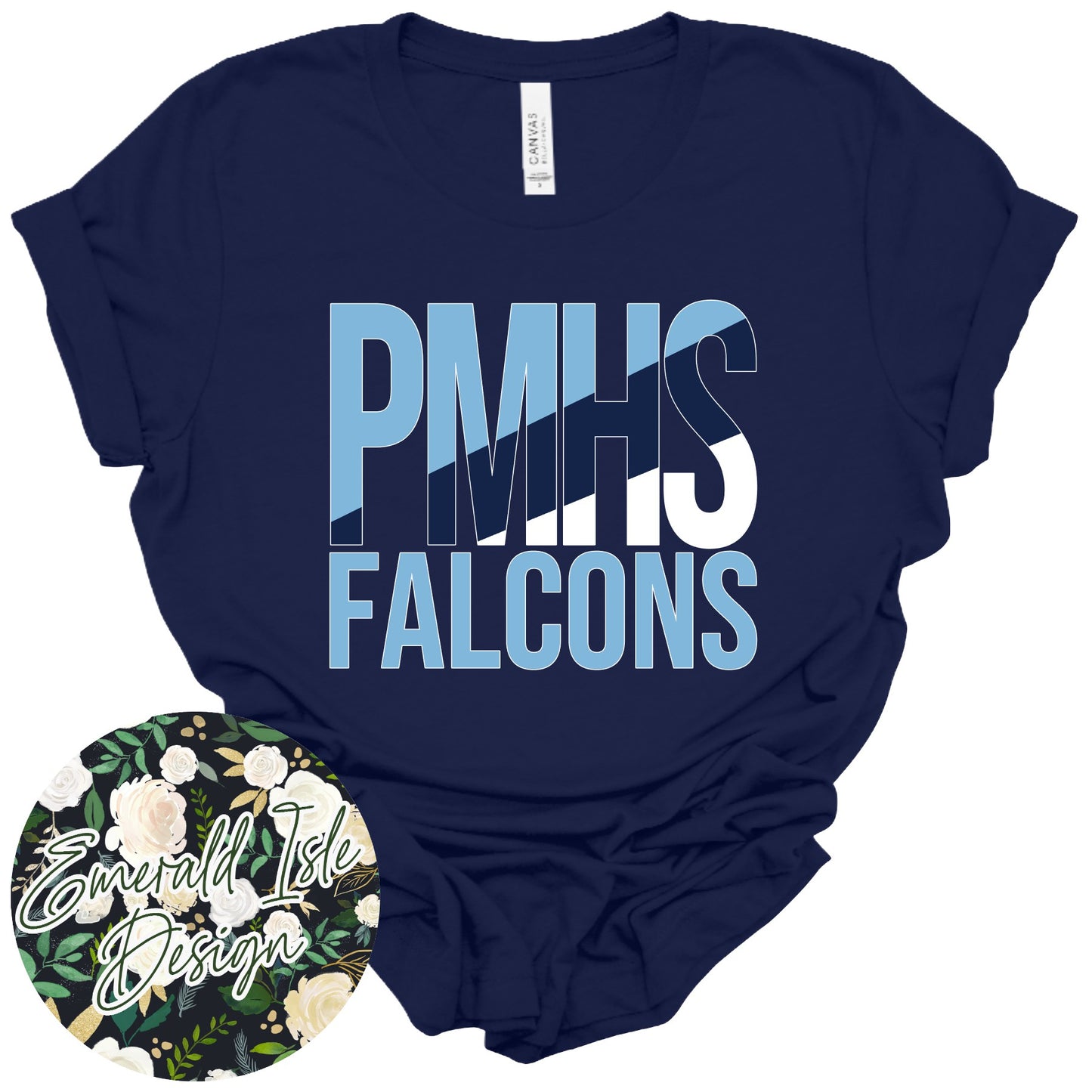 PMHS Falcons Slant Design