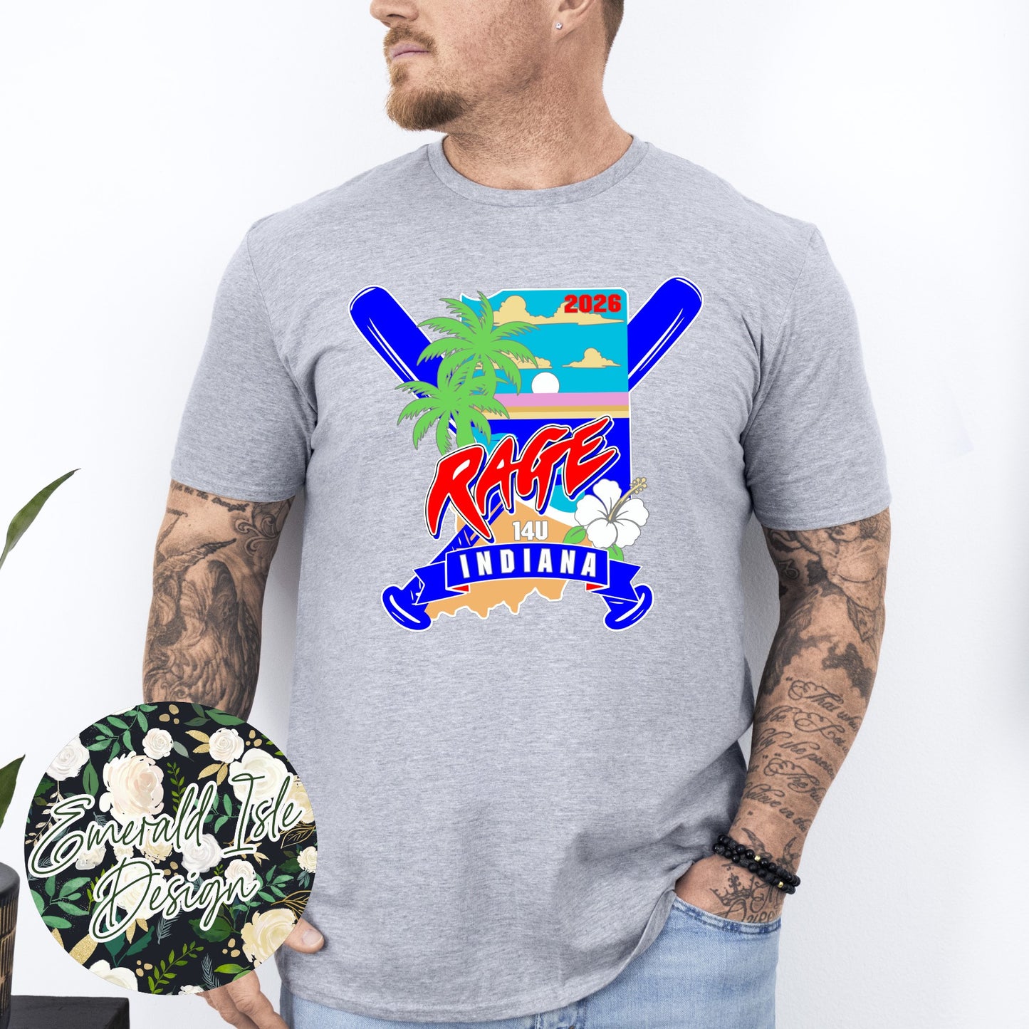 Rage Softball Nationals 2026 Design with Option to Add Name & Number on Back