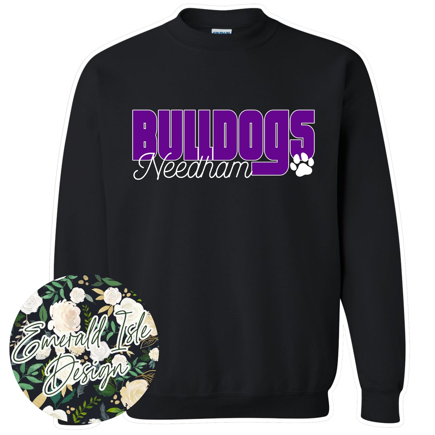 Retro Needham Bulldogs Design