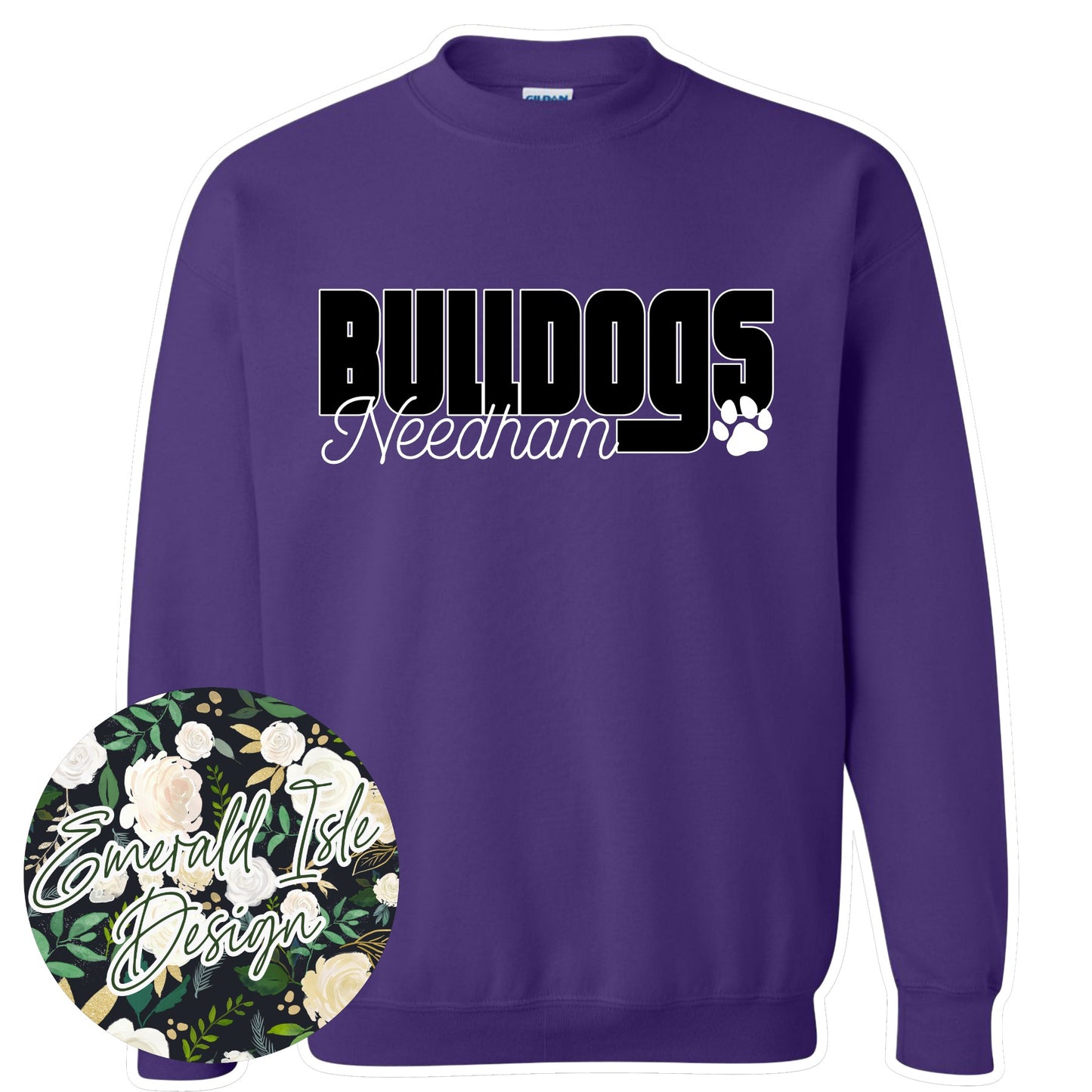 Retro Needham Bulldogs Design