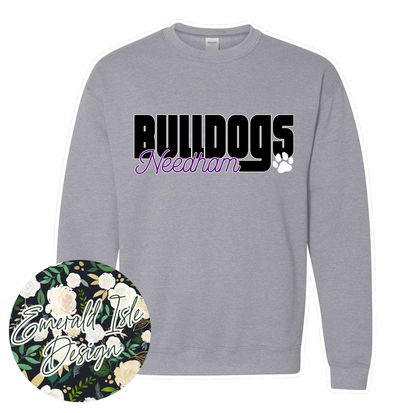 Retro Needham Bulldogs Design