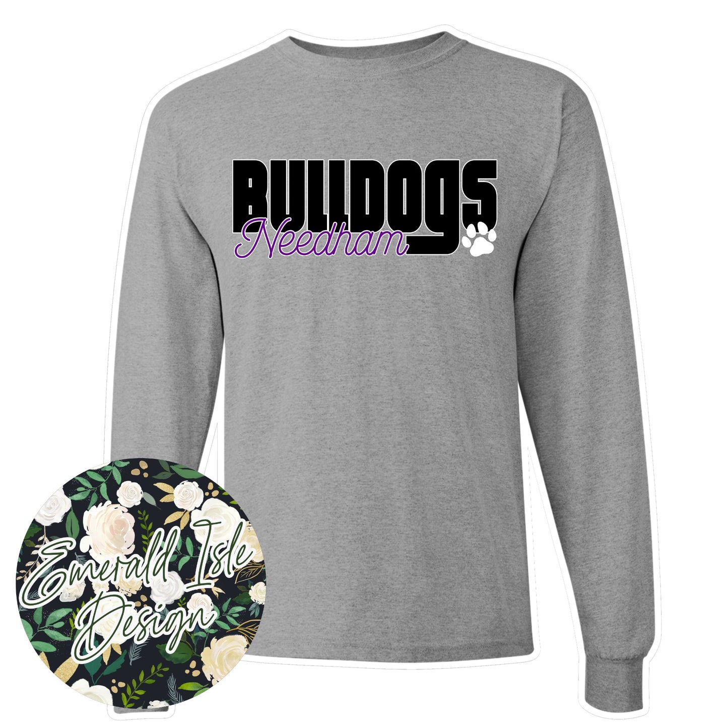 Retro Needham Bulldogs Design