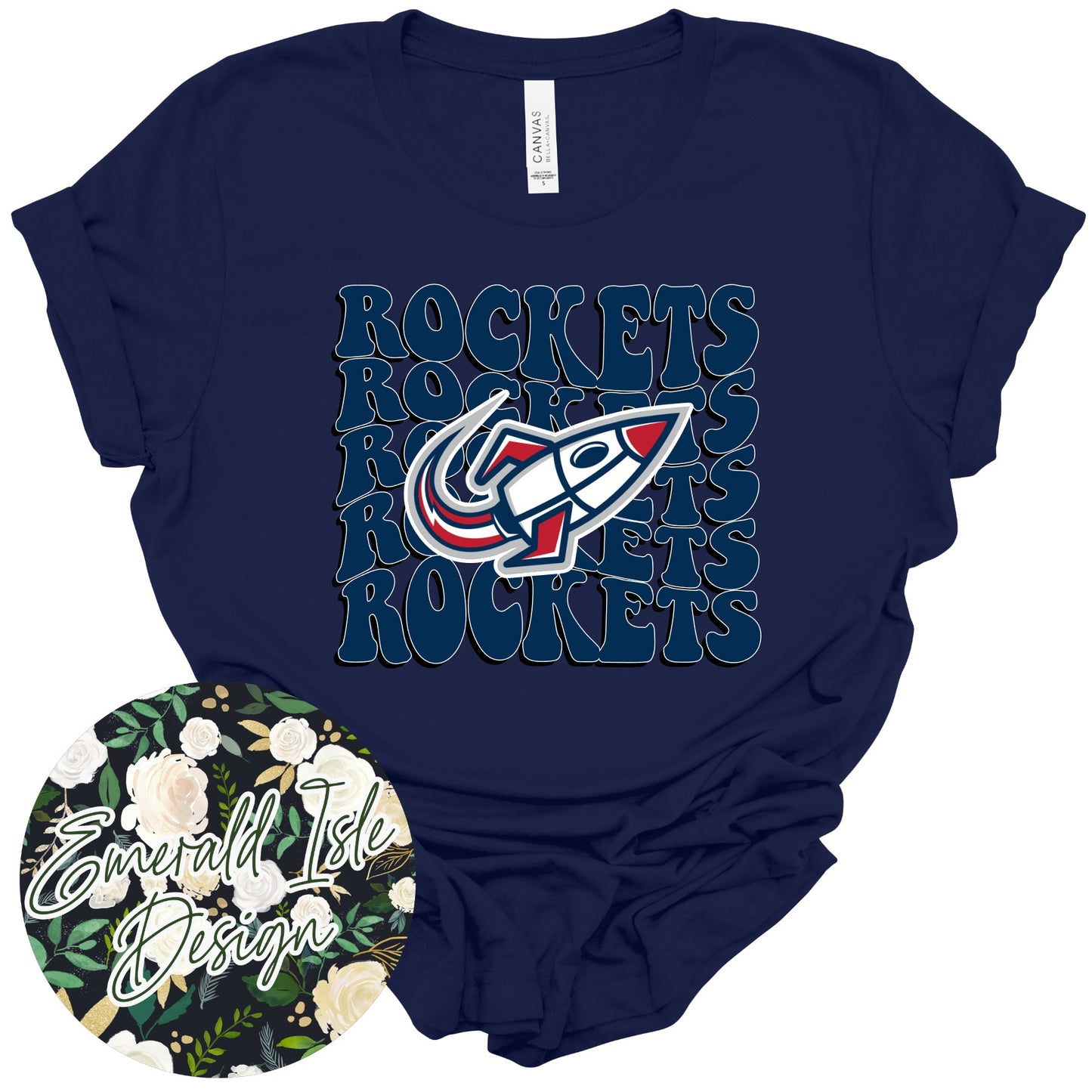 Rosa Parks Rockets Groovy Repeat Design