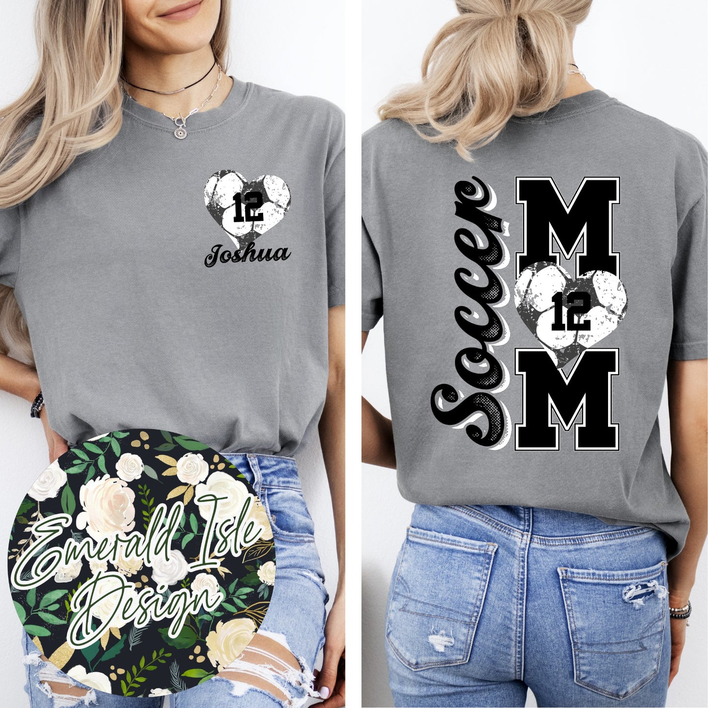 Custom Soccer Mom with Name and Number Customization