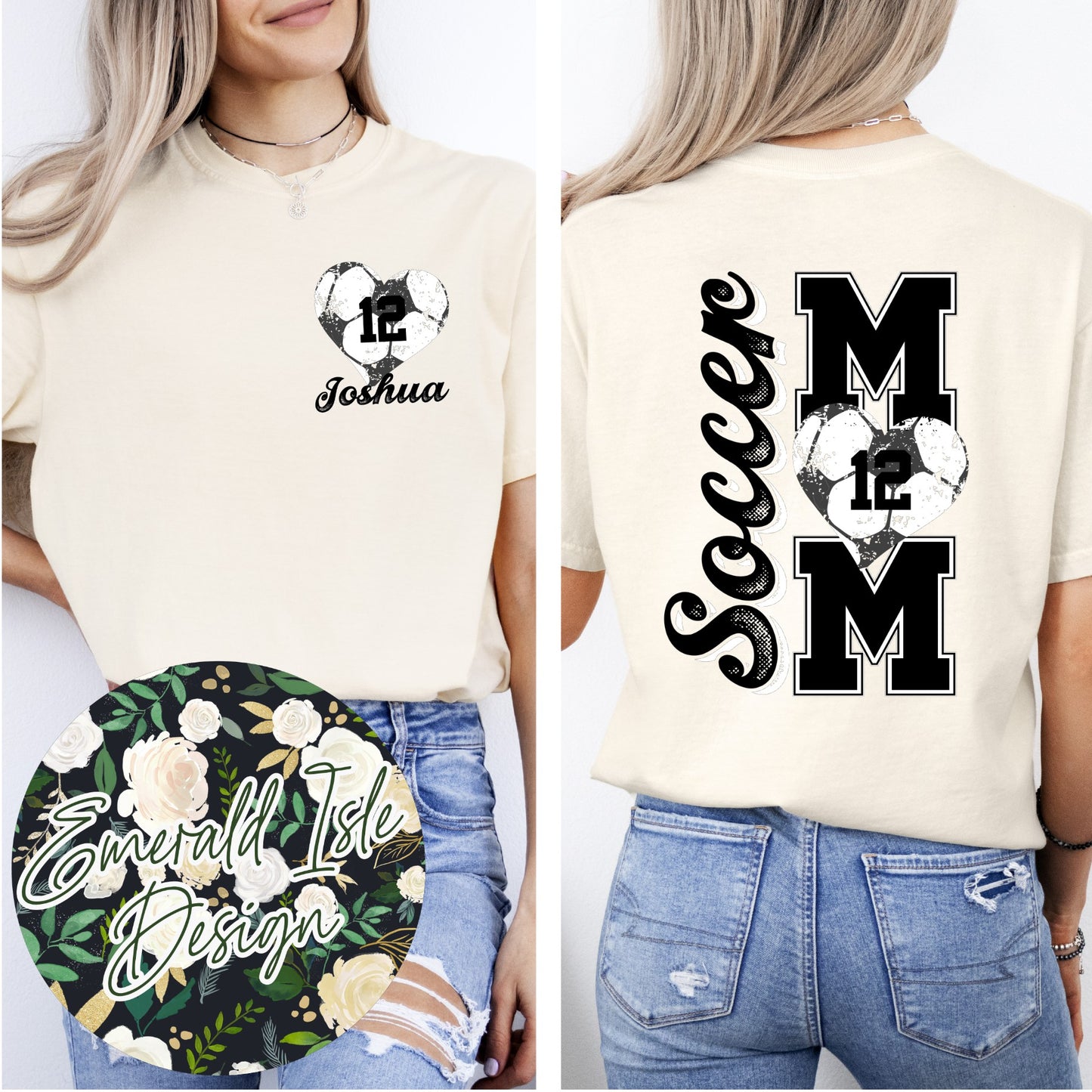 Custom Soccer Mom with Name and Number Customization